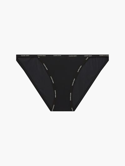 Calvin Klein Underwear HU974380 | Calvin Klein Sheer Marquisette Női Bikini Alsó Fekete